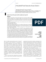 Validation of The Household Food Insecurity Access Scale in Rural Tanzania PDF