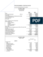 Illustrative Problem - Financial Ratios: (Including Depreciation P5,000 For 2020 and P 3,000 For 2019)