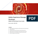 AD0-E105 Adobe Experience Manager Lead Developer - EN