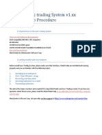 Dynamic Sync Trading System v1.xx General Setup Procedure