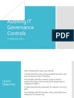 Lecture 2 Auditing IT Governance Controls