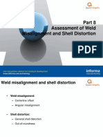 Assessment of Weld Misalignment and Shell Distortion: Quest Integrity October 2015