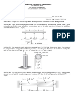 Mechanics of Deformable Bodies Quiz # 2 Simple Strain