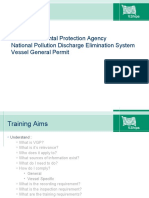 US Environmental Protection Agency National Pollution Discharge Elimination System Vessel General Permit