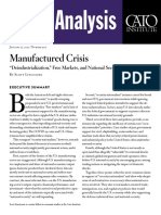 Manufactured Crisis: "Deindustrialization," Free Markets, and National Security