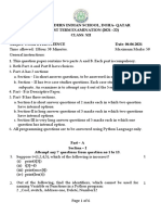 Xii First Term Question Computerscience 21-22