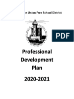 Professional Development Plan 2020-2021: Huntington Union Free School District