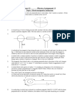 Class:12 Physics Assignment 8 Topic: Electromagnetic Induction