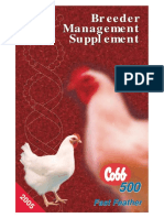 Cobb 500FF Breeder Management Supplement 2005