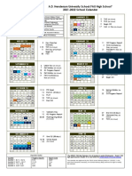 A.D. Henderson University School/FAU High School 2021-2022 School Calendar