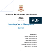 Software Requirement Specification (SRS) : Learning Course Management System