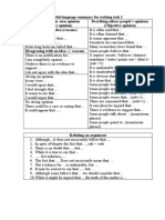 Useful Language Summary For Writing Task 2