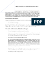 Chapter 3: Role and Working of The Stock Exchange Stock Exchange