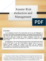 Disaster Risk Reduction and Management