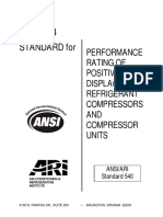 ARI STD 540 - EvapTempRange