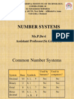 Number Systems