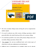 Secondary Tillage Implements