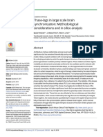 Phase-Lags in Large Scale Brain Synchronization: Methodological Considerations and In-Silico Analysis