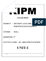 Investment Analysis and Portfolio Management