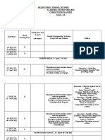 Delhi Public School, Mysore ACADEMIC SESSION 2022-2023 Curriculum Planner Grade - IX Subject - School Reopens - 14 March 2022