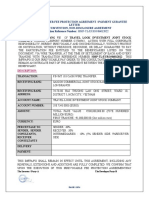 Irrevocable Master Fee Protection Agreement / Payment Gurantee Letter Non-Circumvention, Non-Disclosure Agreement Transaction Reference Number