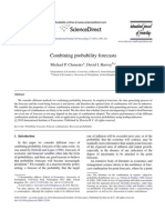 Combining Probability Forecasts (Michael P. Clementsa David I. Harvey - 2010)