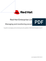 RHEL 9.0 - Managing & Monitoring Security Updates