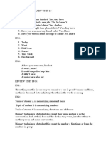 Grammar Summary Unit 10