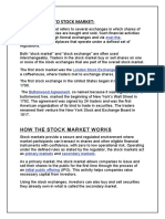 Introduction To Stock Market