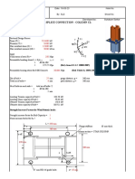 End Plate Column Splice Connection by IS Code