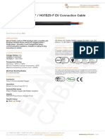 H05BZ5-F / H07BZ5-F EV Connection Cable: Standards Application