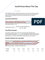 What You Should Know About The Cap Rate