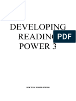 Developing Reading Power 3