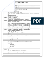 Grade 12 Computer Science-Mcq