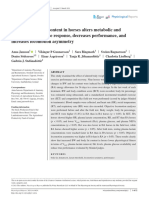 Jansson Et Al 2021. Increased Body Fat Content in Horses Alters ..