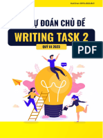 BỘ ĐỀ DỰ ĐOÁN WRITING TASK 2 QUÝ III.2023