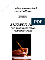 Only Answer Key To Semantics A Coursebook 2nbsped 0521671876 9780521671873 - Compress