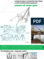 2.1.4.5 How To Maintenance of Cargo Gear