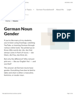 German Noun Gender: Learn Smarter and Stop Memorizing