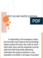 First Aid and Water Survival