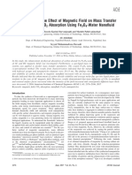 Magnetic Field Vs CO2 Adsorption