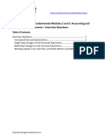 Fundamentals 02 Accounting Interview Questions