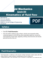 Unit 3 Fluid Kinematics