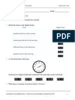 Prim Maths 4 2ed TR Unit 2 Test