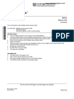 Cambridge IGCSE: Combined Science 0653/12