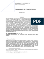 Credit Risk Management in Financial Markets