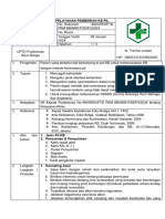 Sop Pelayanan Pemberian KB Pil