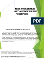 Government Agencies in The Philippines F