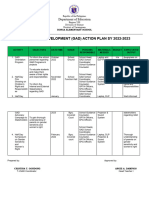 Gender and Development (Gad) Action Plan Sy 2022-2023: Department of Education