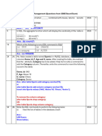 Database Management (Questions From CBSE Board Exam)